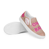 Women’s ONE RACE HUMAN slip-on canvas shoes
